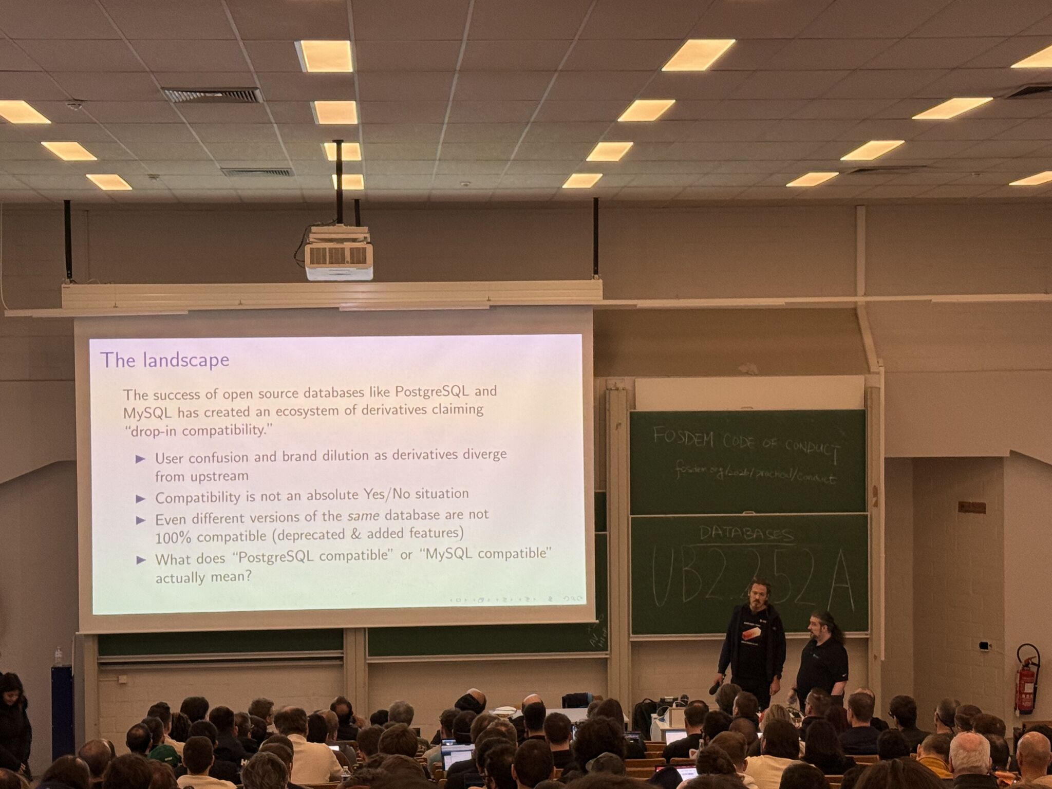 Obligatory photo from FOSDEM 2026. Credit: Marcelo Altmann