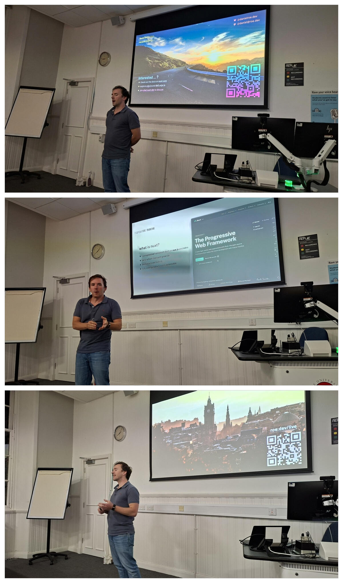 Daniel Roe presenting at the PostgresEDI September 2026 meetup